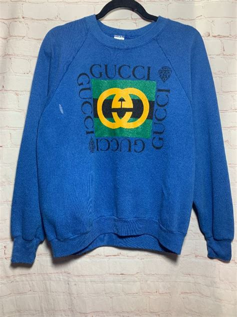 vintage gucci crewneck sweatshirt|vintage gucci shop online.